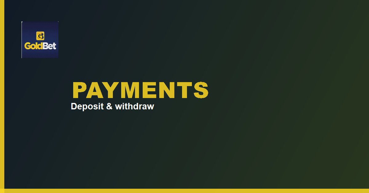 Goldbet Payments